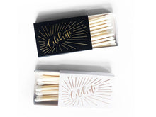 Load image into Gallery viewer, Celebrate Matchbox: Gold on black
