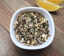 Load image into Gallery viewer, Lemon Ginger Green Tea: 1 oz Pouch
