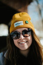 Load image into Gallery viewer, Gold Waffle Beanie
