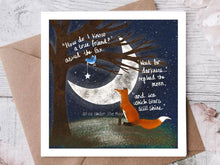 Load image into Gallery viewer, &#39;A True Friend&#39; - Greeting Card by Fox Under The Moon
