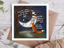 Load image into Gallery viewer, &#39;A True Friend&#39; - Greeting Card by Fox Under The Moon
