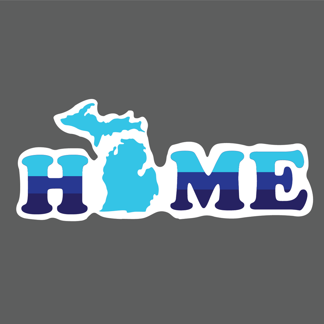 Michigan Mitten HOME Sticker