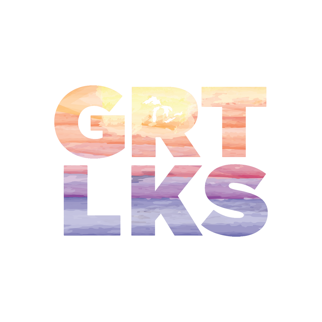Great Lakes - GRTLKS Decal - Sunset