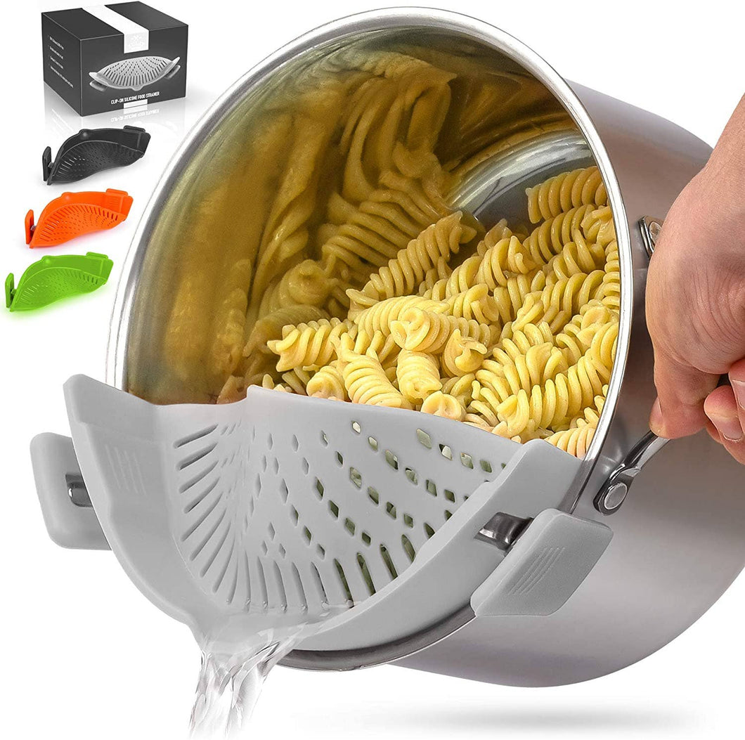 Adjustable Silicone Strainer with Small Mouth