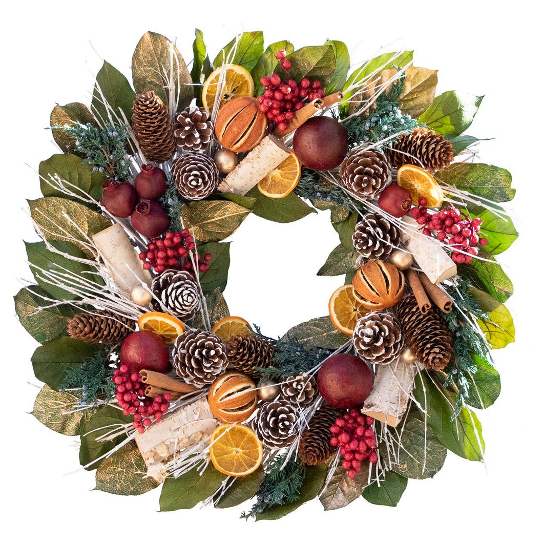 Pomegranate Citrus Wreath 20