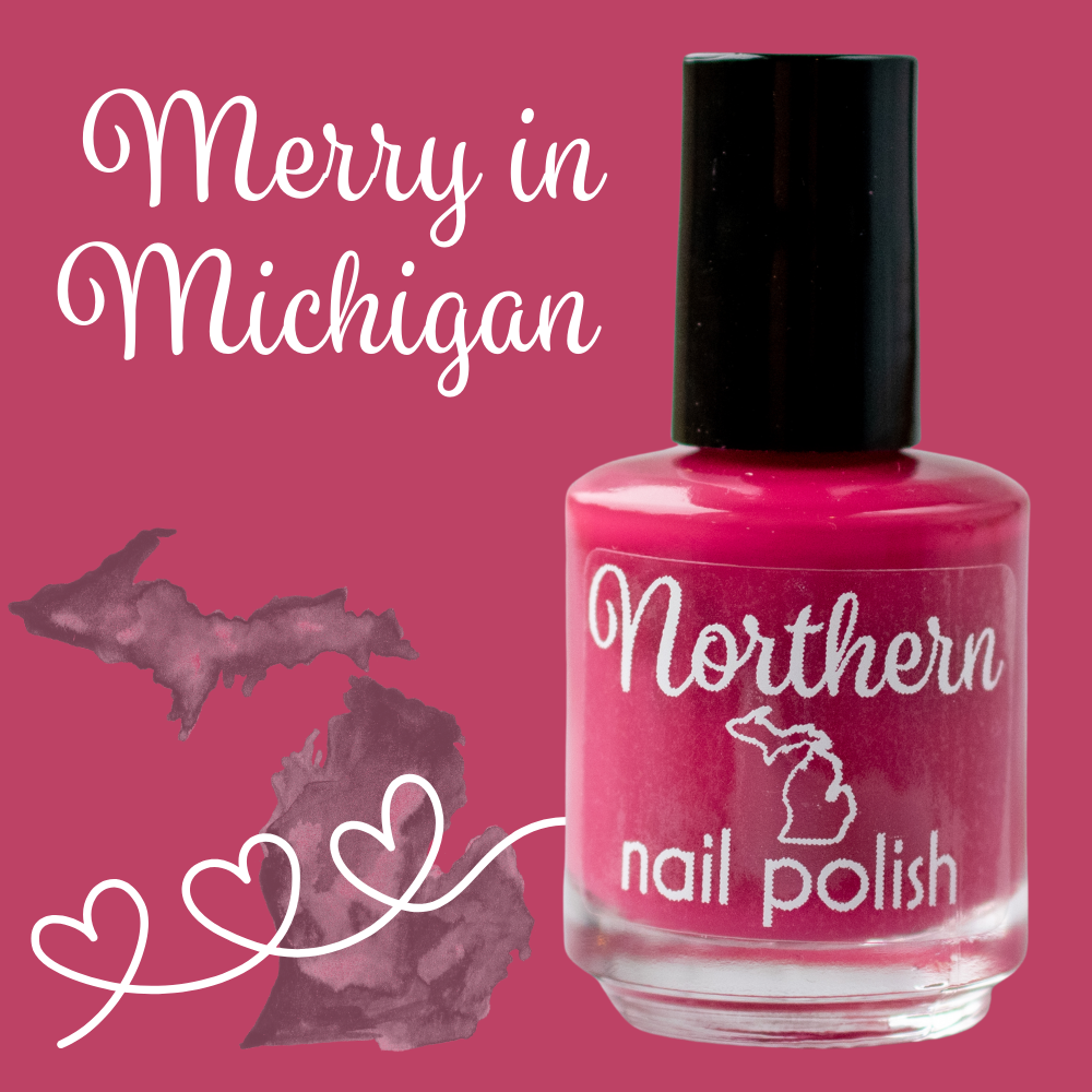 Merry in Michigan: Nail Polish Mauve Pink Toxin-Free Vegan