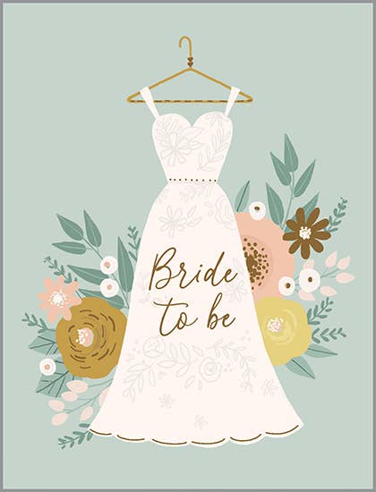 Wedding Greeting Card - Wedding Dress
