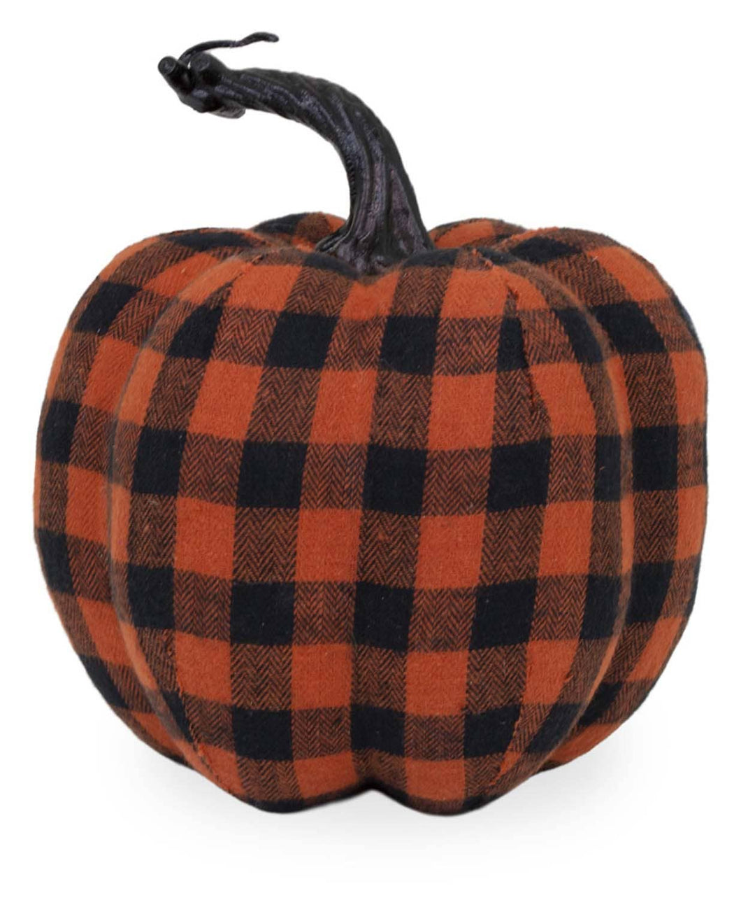 Medium Black & Orange Pumpkin Home Accent