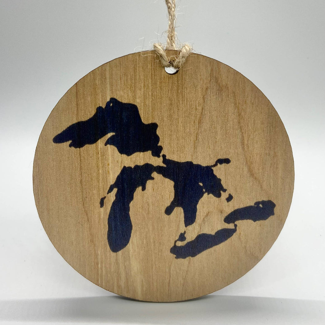 Great Lakes Michigan Ornament