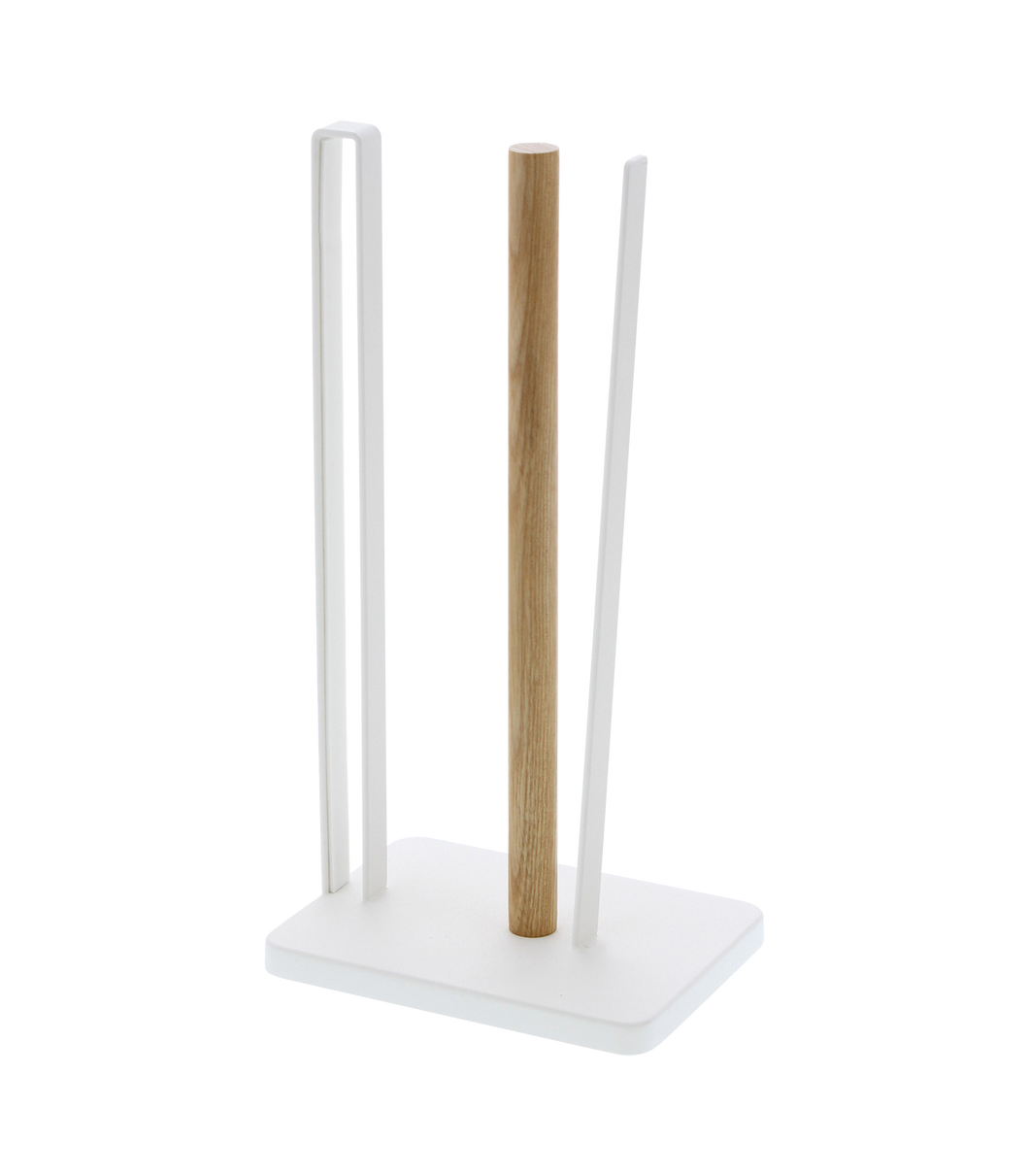 Tosca Paper Towel Holder - Steel + Wood