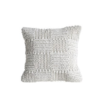 Square Cream Pillow