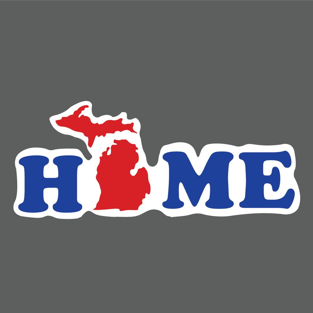 Michigan Mitten HOME Sticker