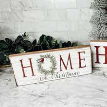 Load image into Gallery viewer, Christmas Decorations For The Home - Wooden Block Holiday Signs - Tiered Tray Styling Decor For Xmas

